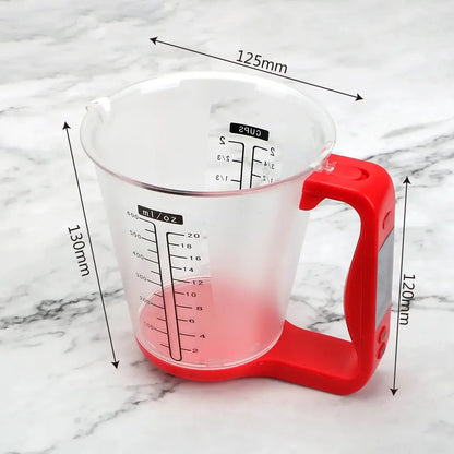 All-in-One Solution: Digital Kitchen Scale and Measuring Cup with LCD