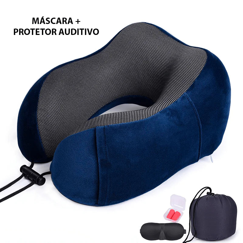 Premium Memory Foam Orthopedic Travel Pillow