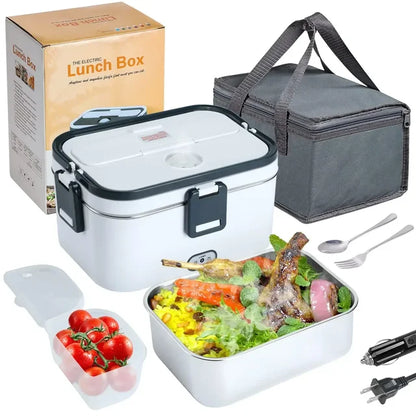 Hot Meals Anywhere: 3-in-1 Electric Lunch Box