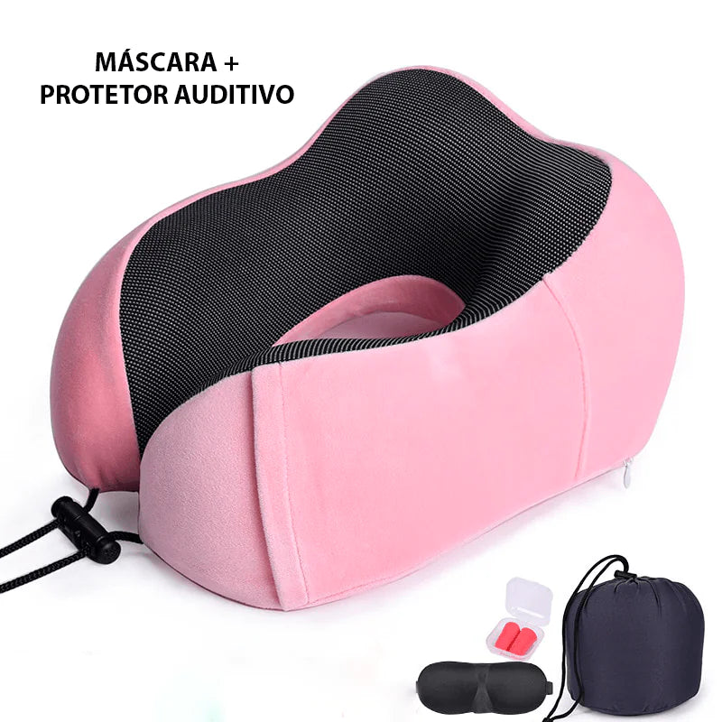 Premium Memory Foam Orthopedic Travel Pillow