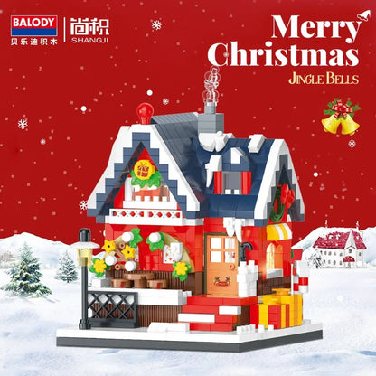 Christmas House Mini Building Block