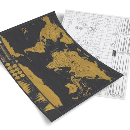 Deluxe Erase Black Scratch Maps