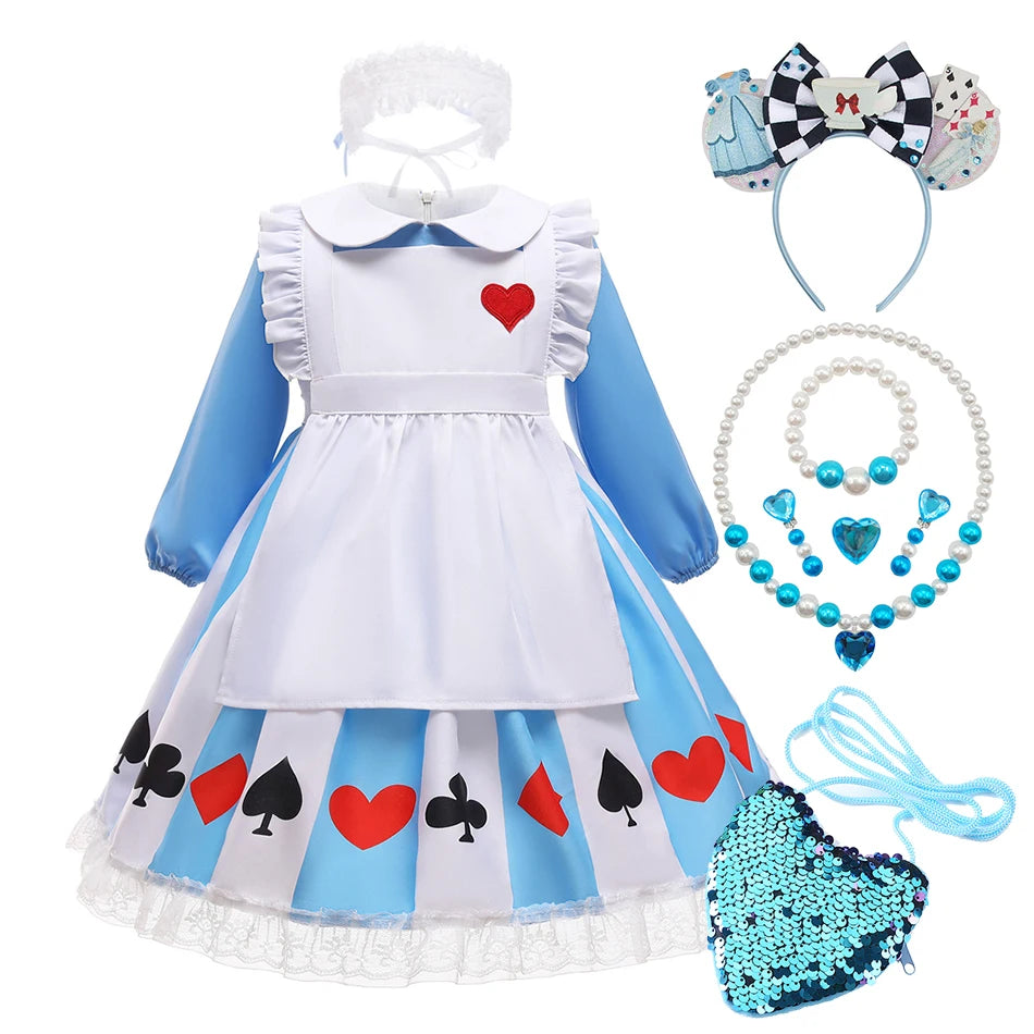 Girls Alice Costume