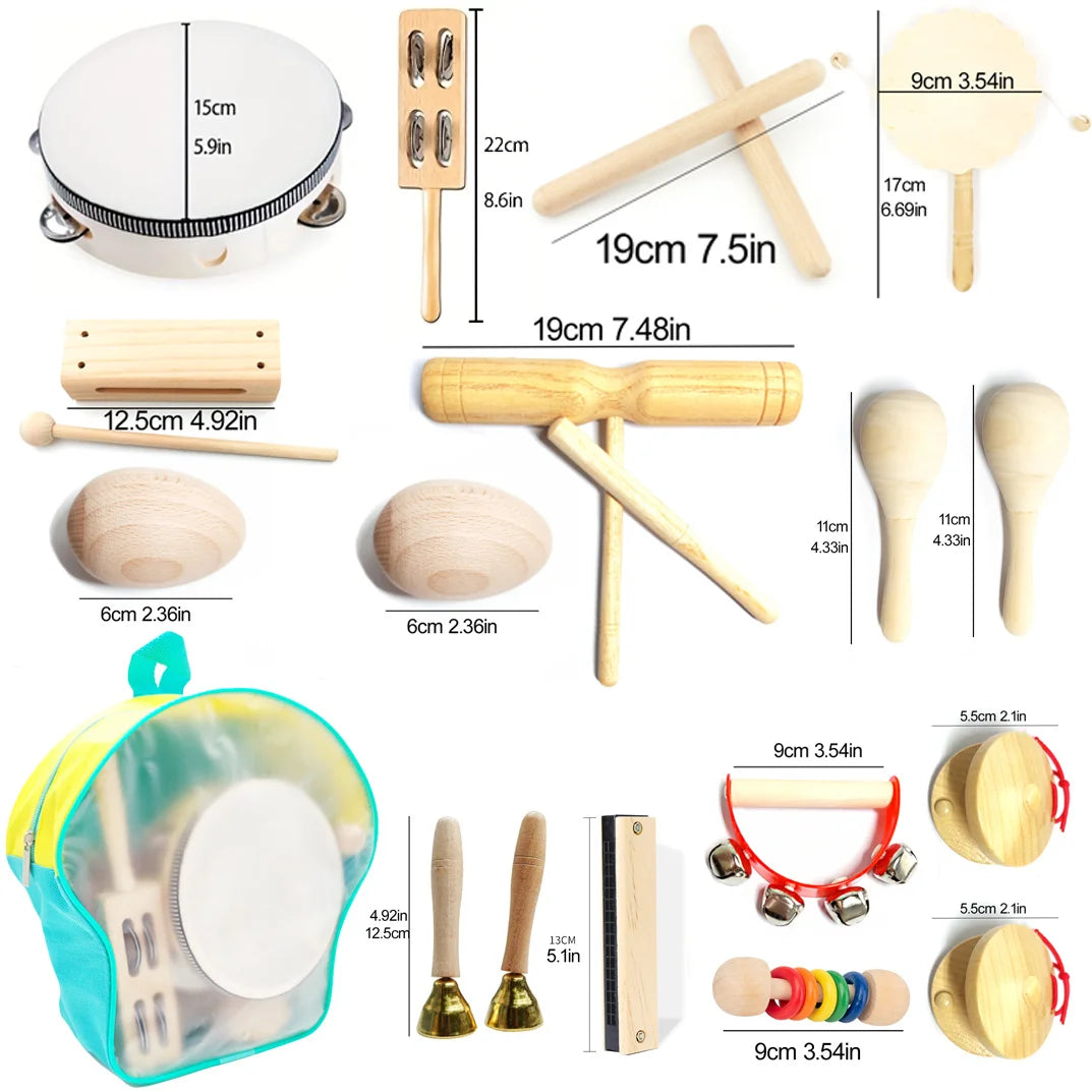 Wooden Music Set