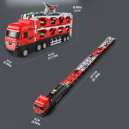 Deformation Ejection Container Truck