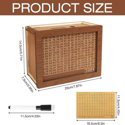 Money Storage Bank with Counting Tool