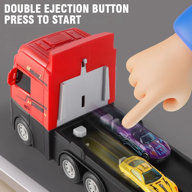 Deformation Ejection Container Truck