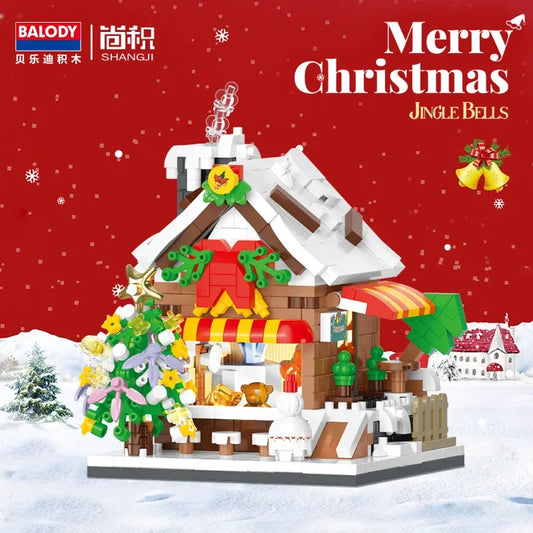 Christmas House Mini Building Block