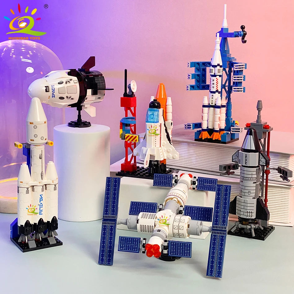 Aviation Spaceport - Space Shuttle & Rocket Construction Kit