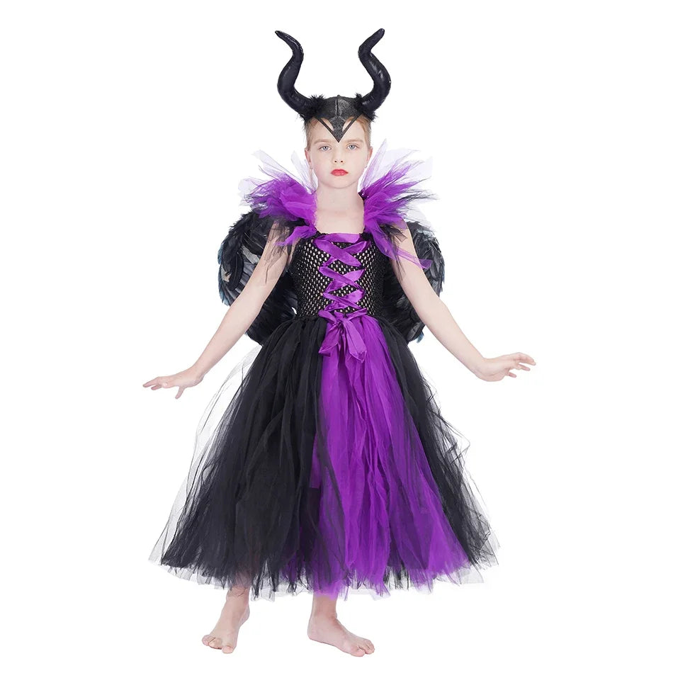 Disney Maleficent Deluxe Girls' Gown