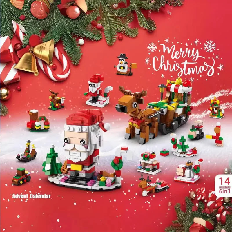 Christmas Building Blocks Box