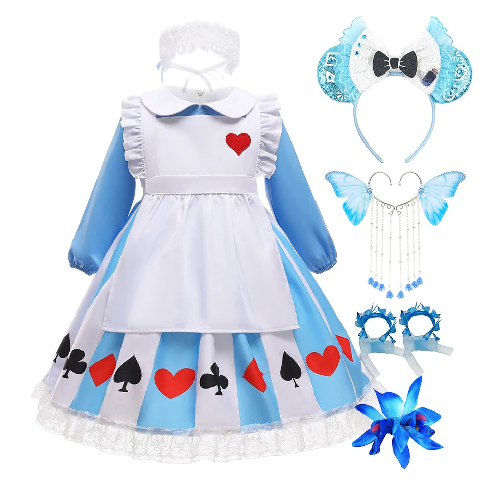 Girls Alice Costume