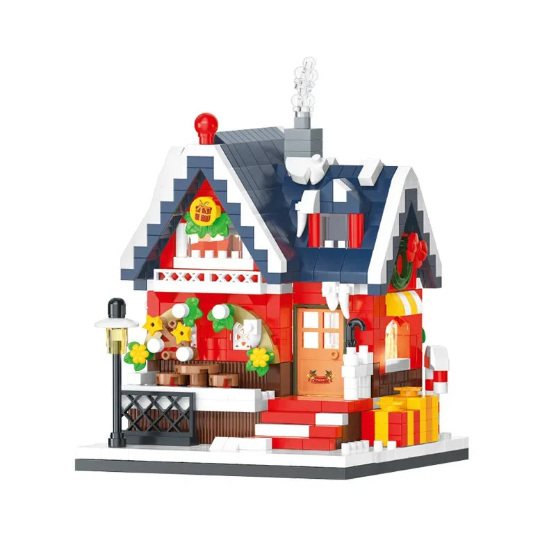 Christmas House Mini Building Block