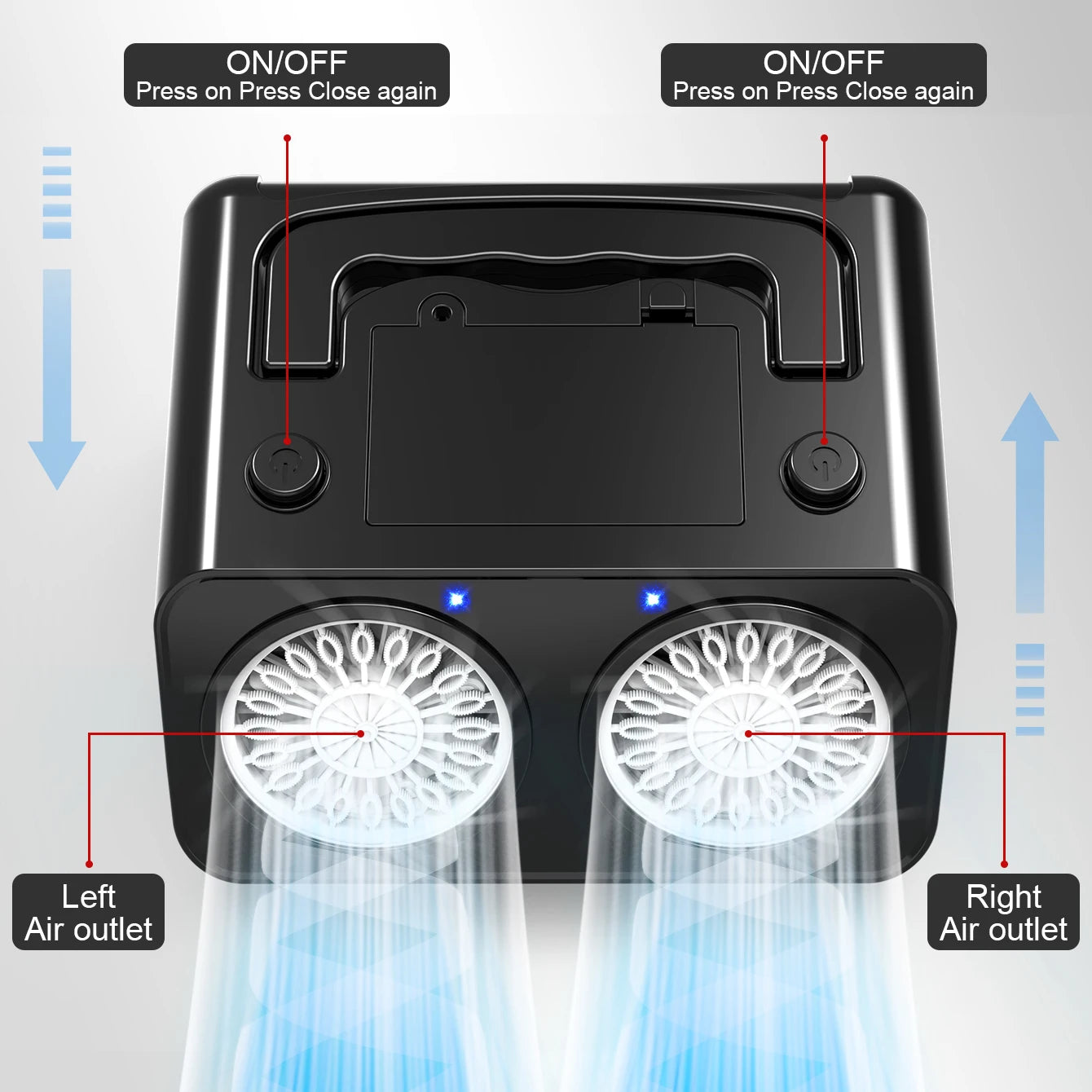 20-Hole Electric Bubble Machine