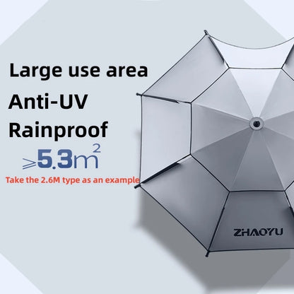 Adjustable Outdoor Umbrella – Double-Layer, Folding, Waterproof Parasol