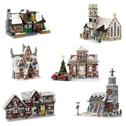 BuildMoc Winter Series Building Block Kit