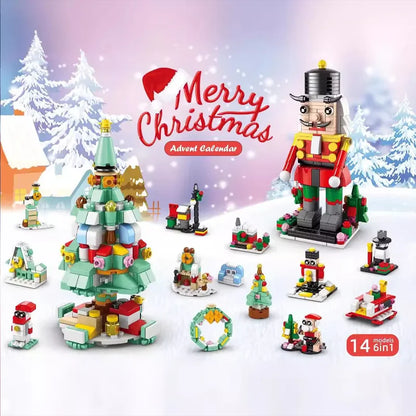 Christmas Building Blocks Box