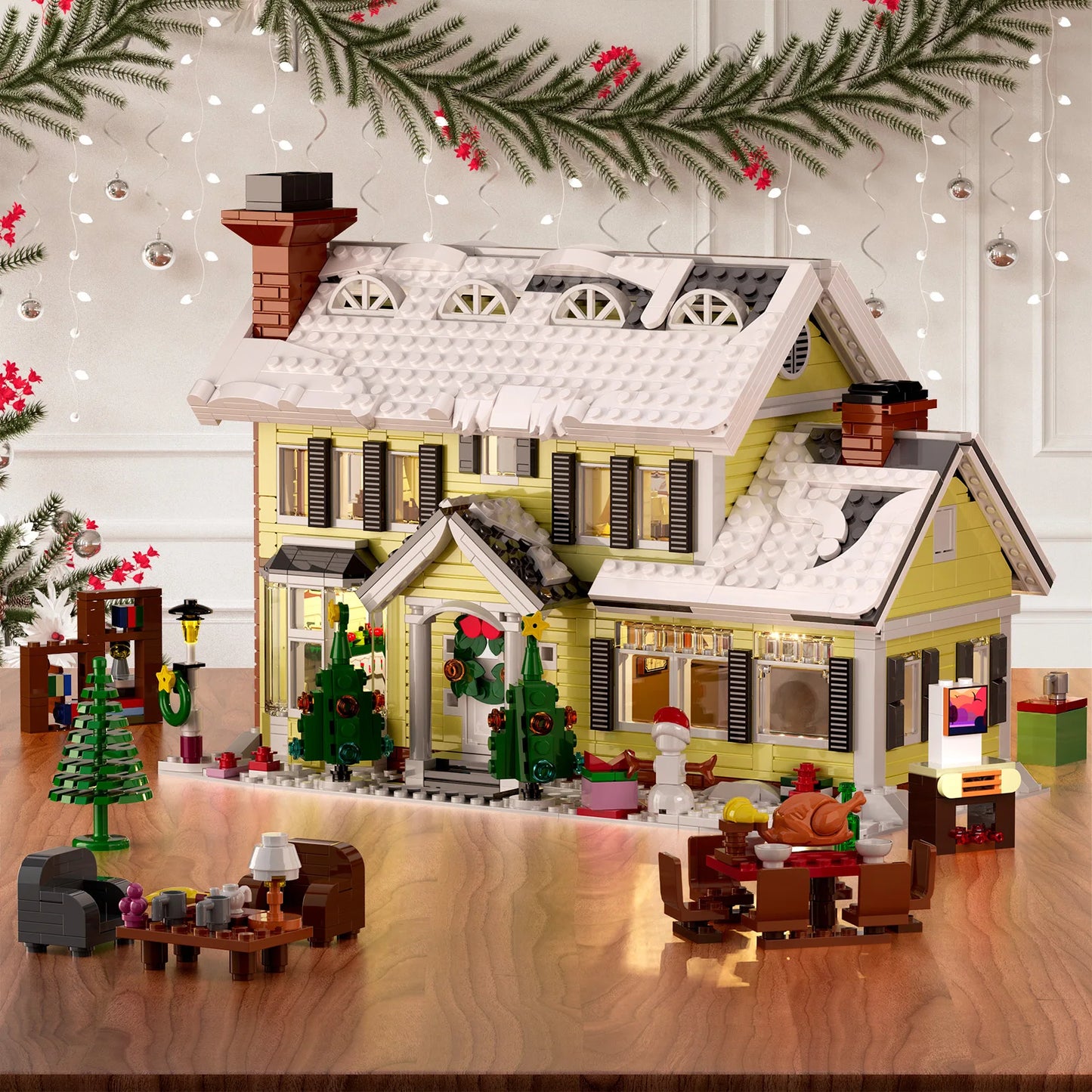 BuildMoc Winter Series Building Block Kit