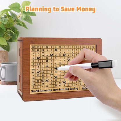 Money Storage Bank with Counting Tool