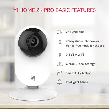 YI Pro 2K 3MP Wi-Fi Home Security Camera