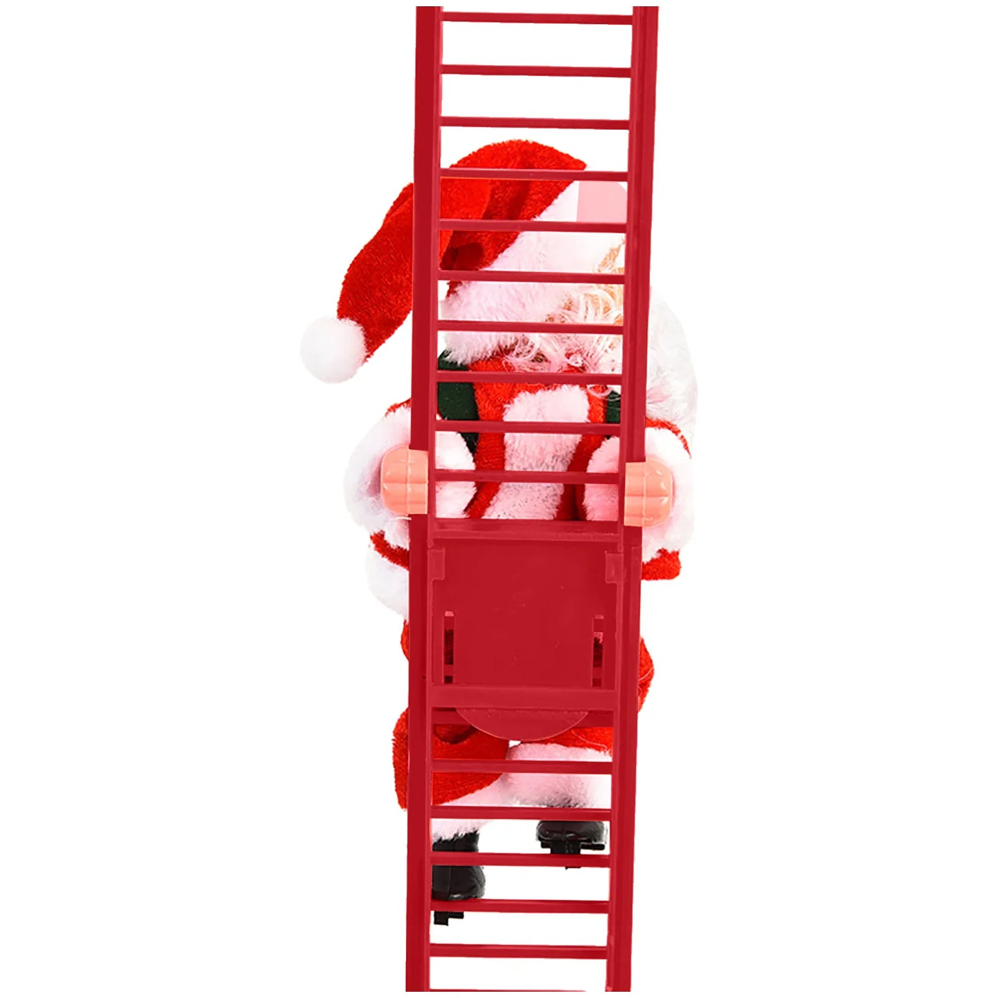 Electric Climbing Santa Claus with Ladder