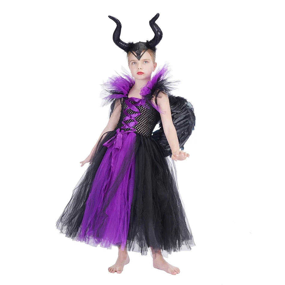 Disney Maleficent Deluxe Girls' Gown