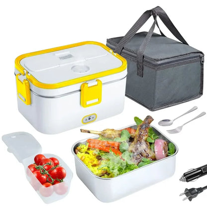 Hot Meals Anywhere: 3-in-1 Electric Lunch Box