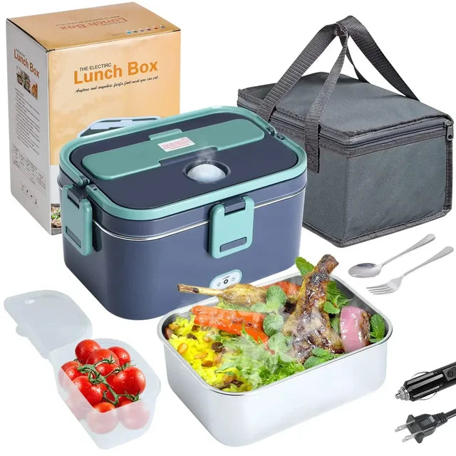 Hot Meals Anywhere: 3-in-1 Electric Lunch Box