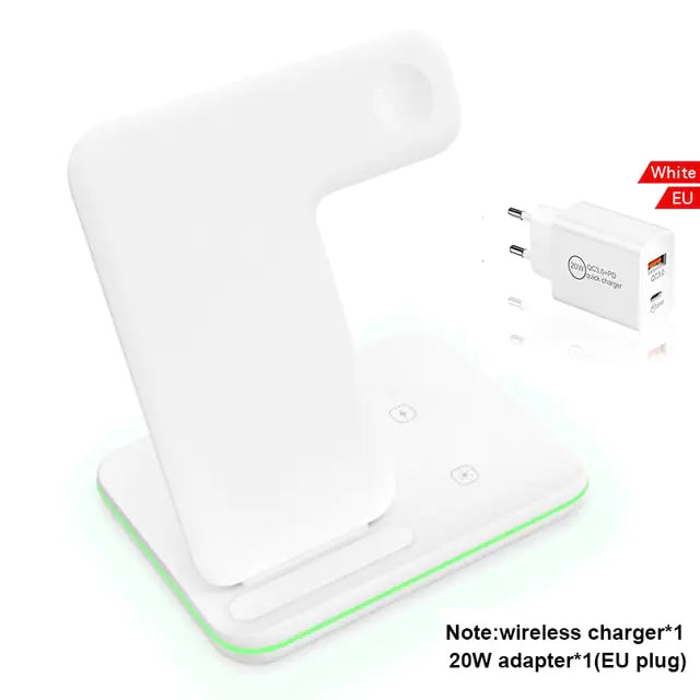 Simplify Your Charging: 3-in-1 Wireless Charger Stand