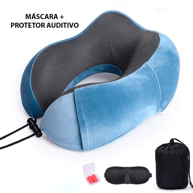 Premium Memory Foam Orthopedic Travel Pillow