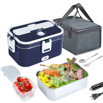 Hot Meals Anywhere: 3-in-1 Electric Lunch Box