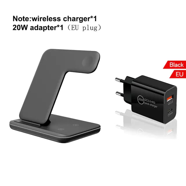 Simplify Your Charging: 3-in-1 Wireless Charger Stand