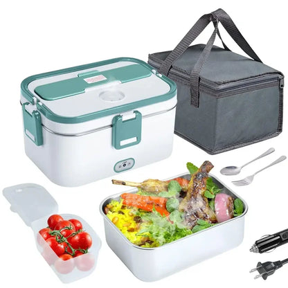 Hot Meals Anywhere: 3-in-1 Electric Lunch Box